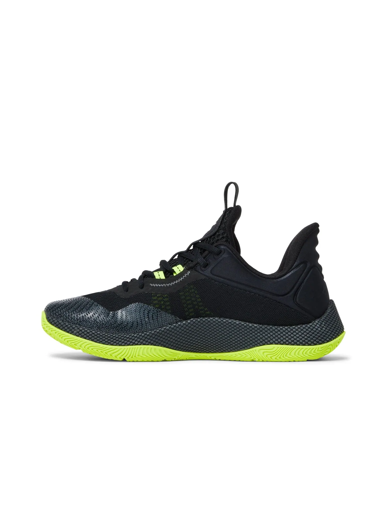 Кроссовки Curry HOVR Splash 2 Under Armour — изображение 3 из 8, черный/зеленый