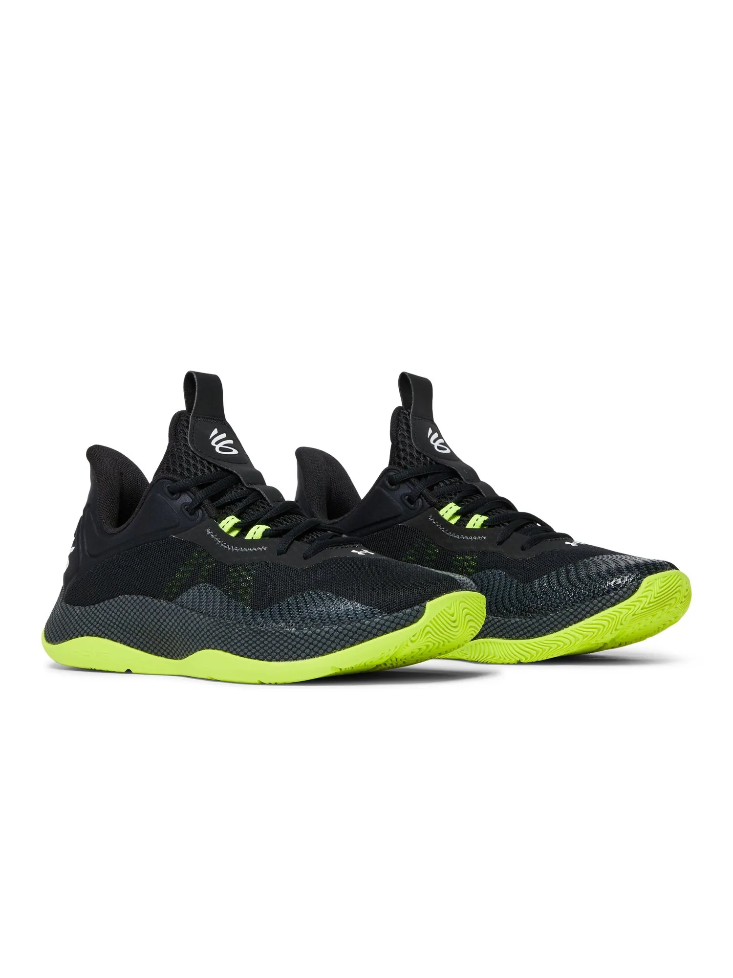 Кроссовки Curry HOVR Splash 2 Under Armour — изображение 8 из 8, черный/зеленый