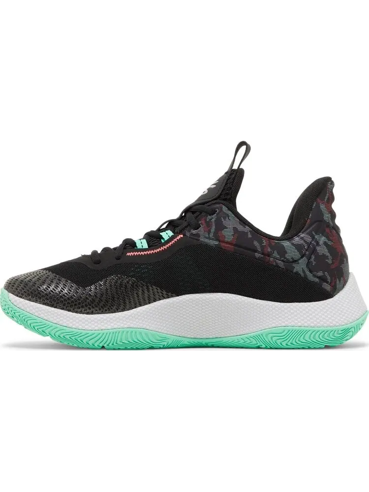 Кроссовки Curry HOVR Splash 2 Black Antifreeze Camo — изображение 3 из 8, черный