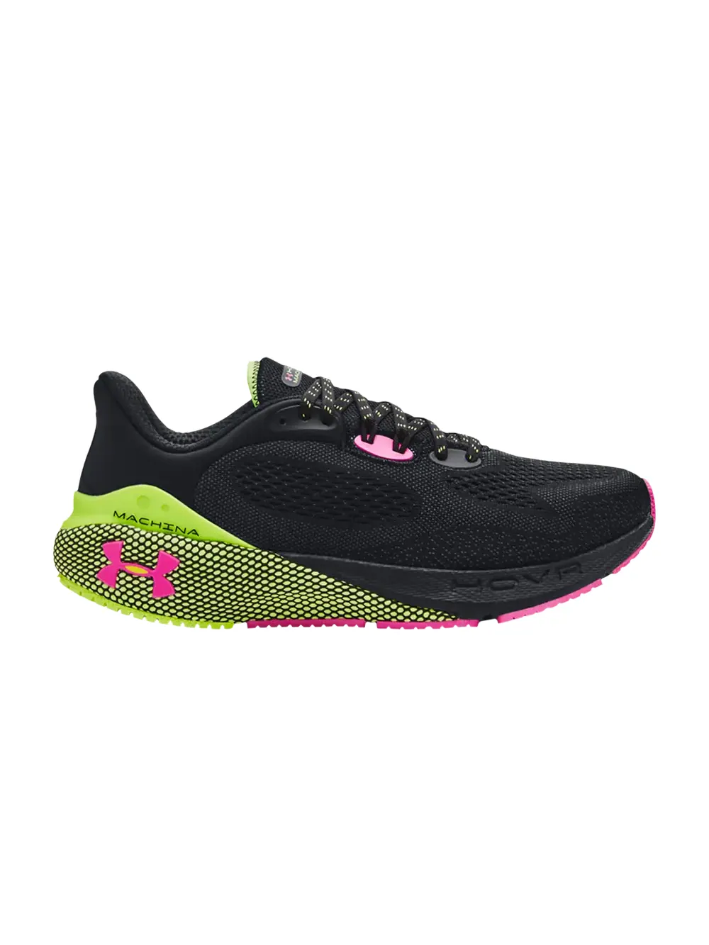 Кроссовки HOVR Machina 3 Under Armour — изображение 1 из 1, черный//розовый
