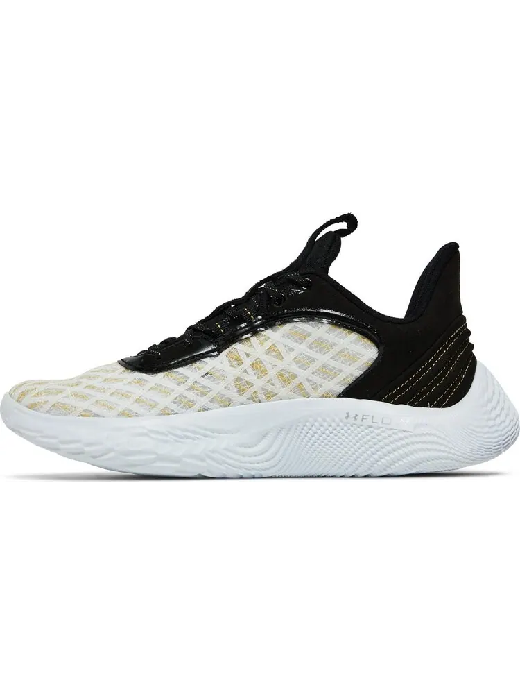 Кроссовки Curry Flow 9 Warp The Game Day - White Black — изображение 3 из 8, белый