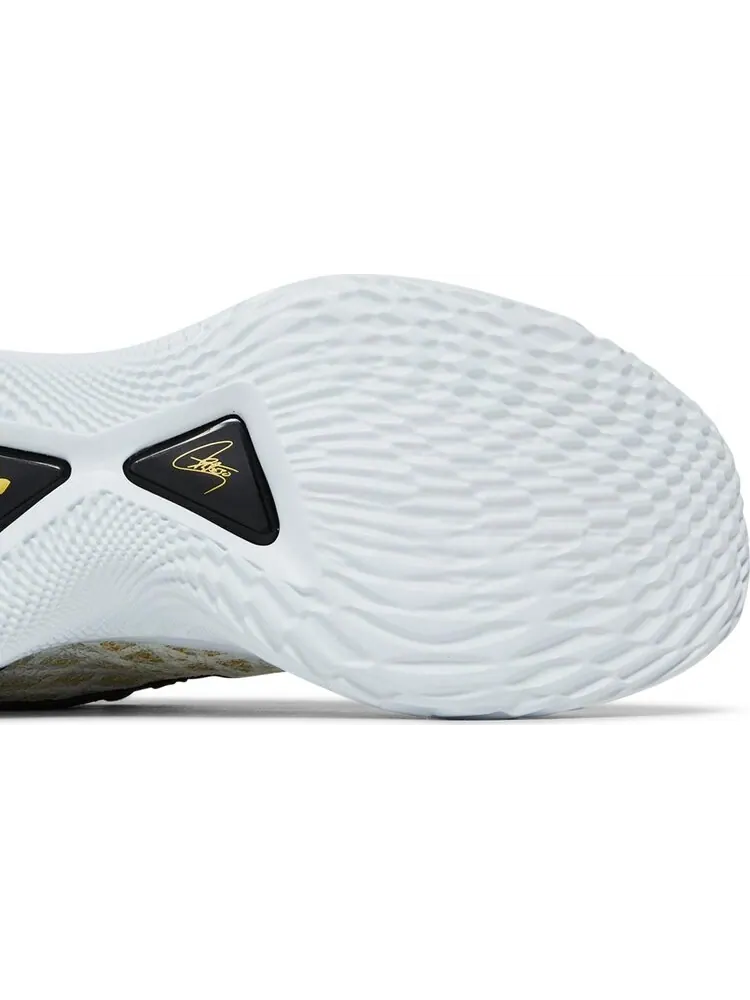 Кроссовки Curry Flow 9 Warp The Game Day - White Black — изображение 5 из 8, белый
