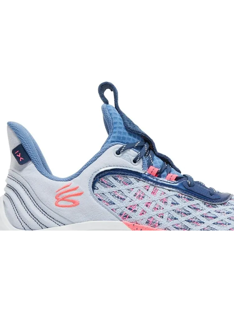 Кроссовки Curry Flow 9 Warp The Game Day — изображение 2 из 8, синий