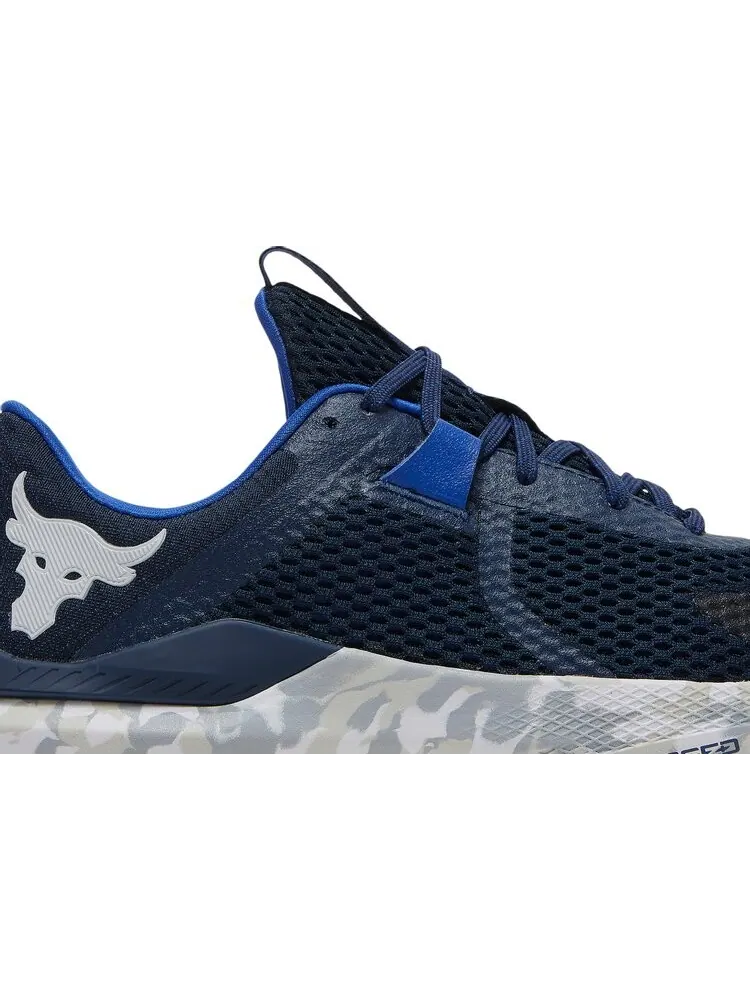 Кроссовки Under Armour Project Rock BSR 2 Marble - Academy — изображение 2 из 8, синий