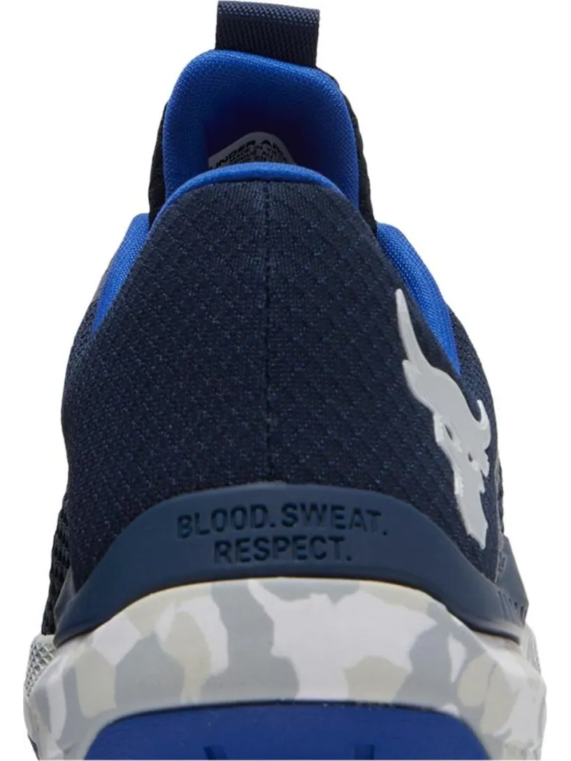 Кроссовки Under Armour Project Rock BSR 2 Marble - Academy — изображение 7 из 8, синий