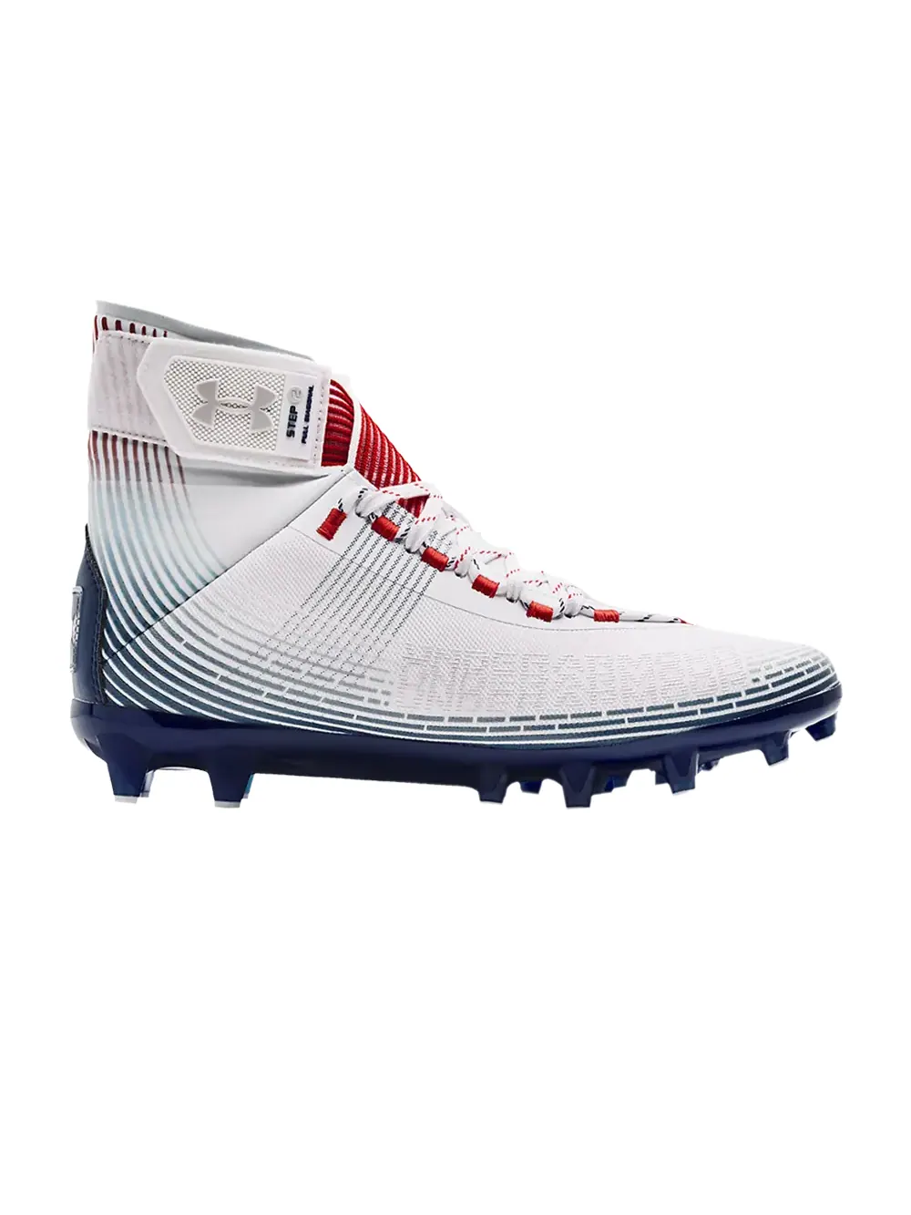Кроссовки Highlight MC TX LE Under Armour — изображение 1 из 1, белый/красный