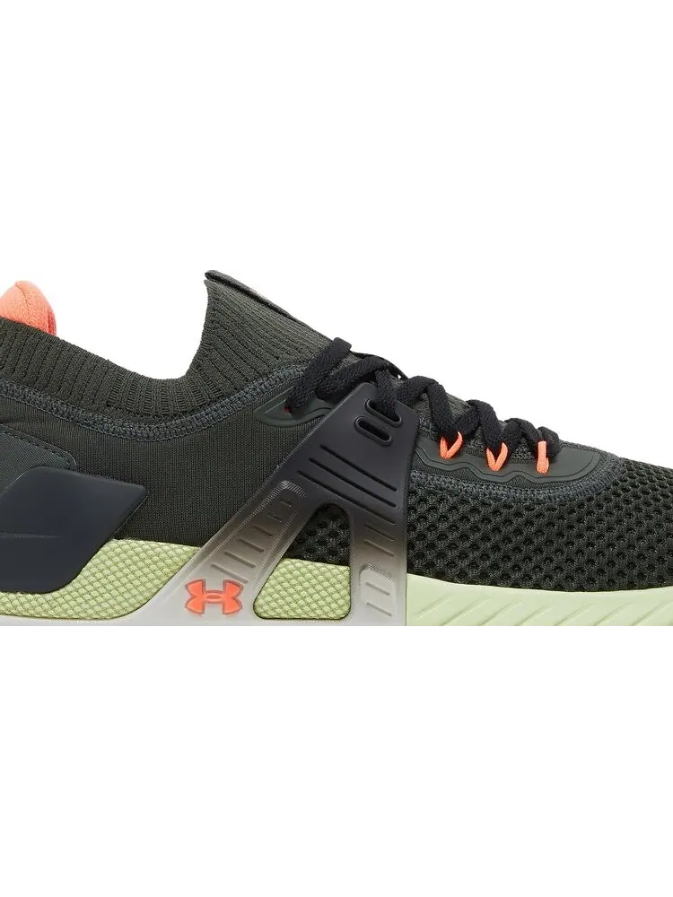 Кроссовки Under Armour Project Rock 4 Mana Baroque Green — изображение 2 из 8, зеленый