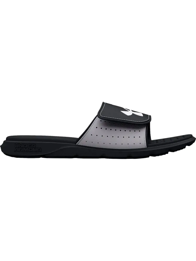 Сандалии Under Armour Ignite 7 Slide Black White — изображение 1 из 1, черный