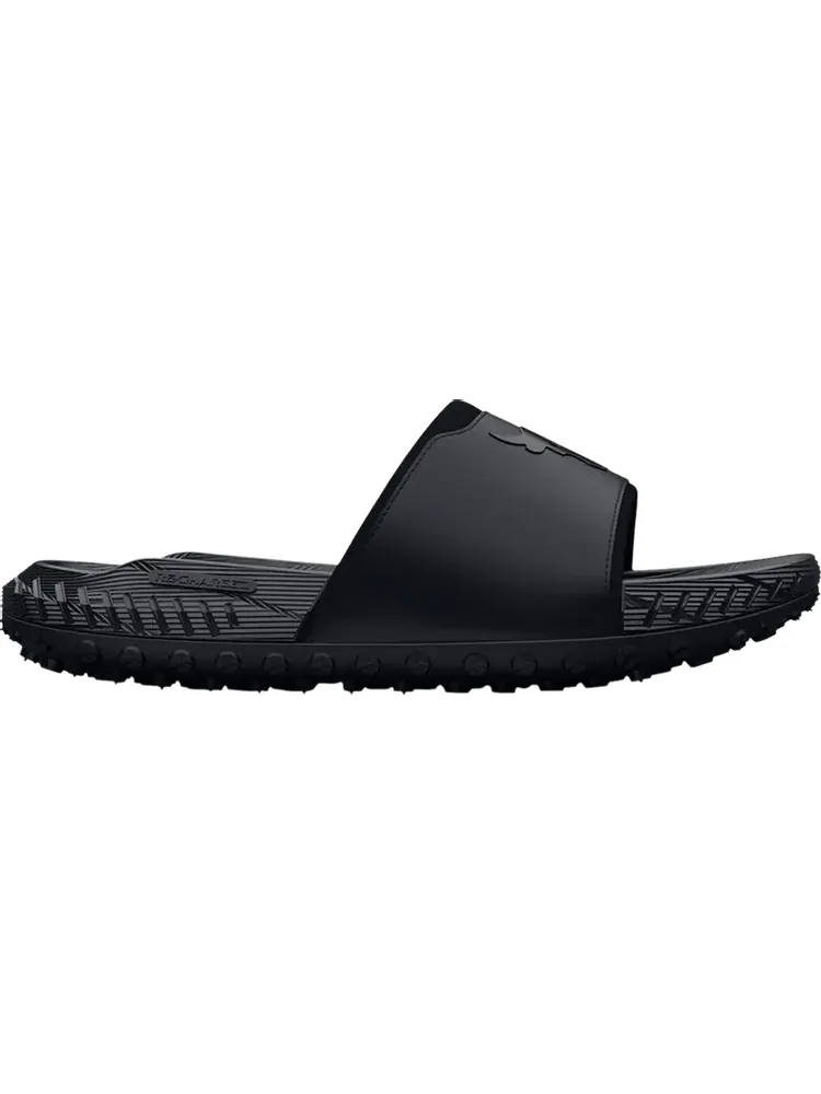 Сандалии Under Armour Project Rock 3 Slide Black Pitch Grey — изображение 1 из 1, черный