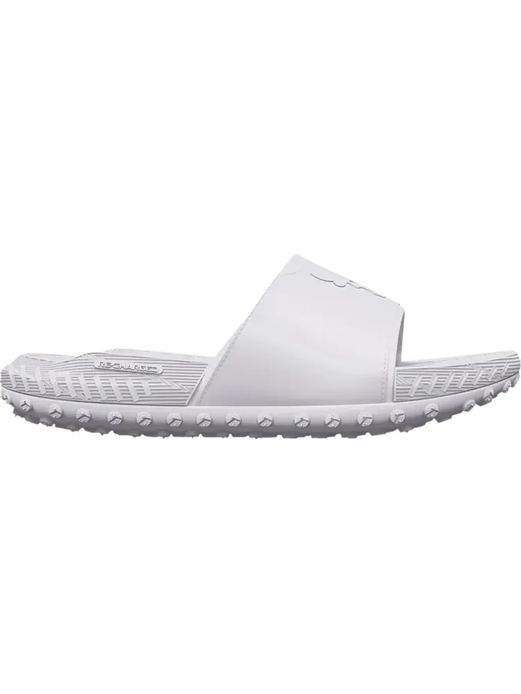 Сандалии Under Armour Project Rock 3 Slide White Halo Grey — изображение 1 из 1, белый