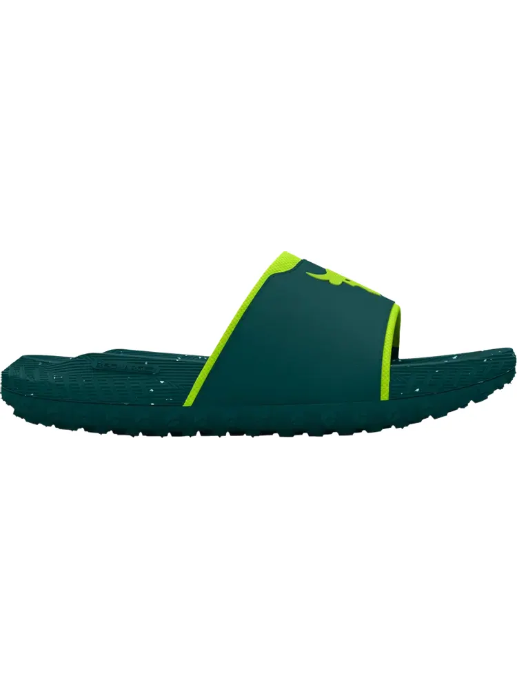 Кроссовки Project Rock 3 Slide 'Hydro Teal High Vis Yellow' — изображение 1 из 1, бирюзовый