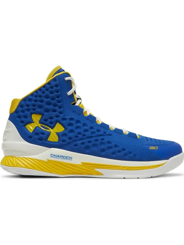 Кроссовки Under Armour Curry 1 Retro Home 2021 — изображение 1 из 8, синий