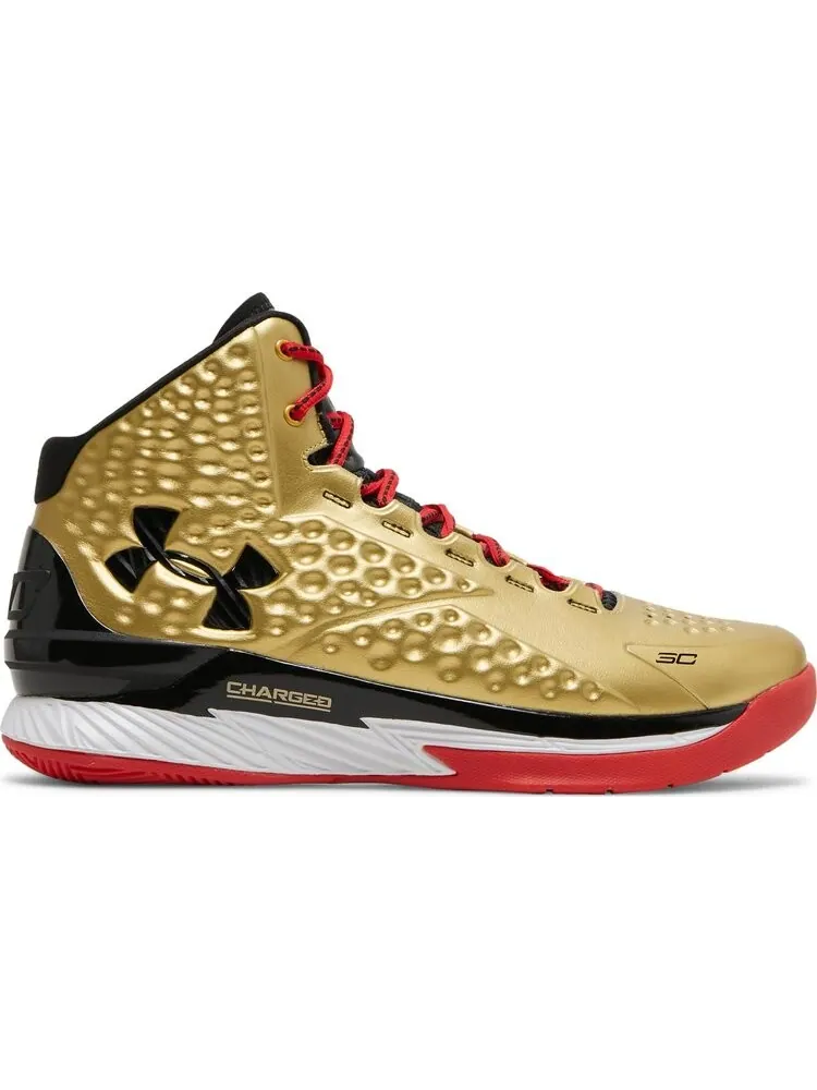 Кроссовки Under Armour Curry 1 Retro All American 2021 — изображение 1 из 8, золото