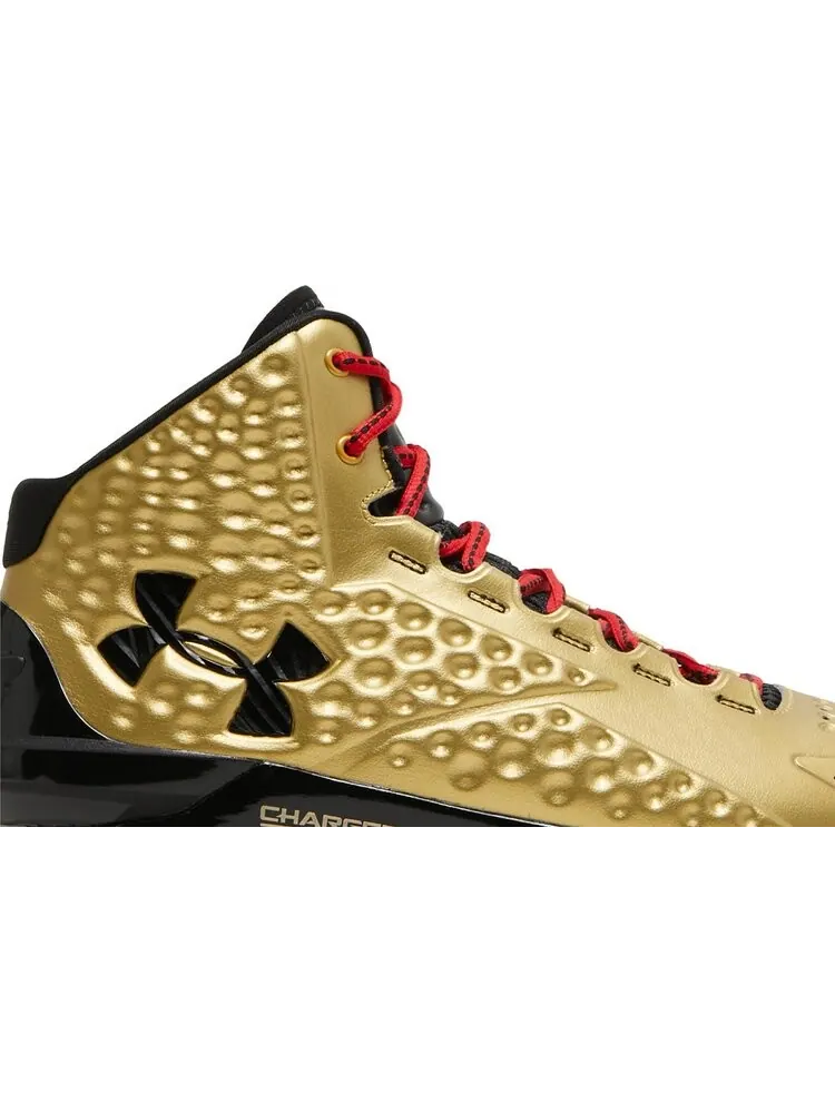 Кроссовки Under Armour Curry 1 Retro All American 2021 — изображение 2 из 8, золото