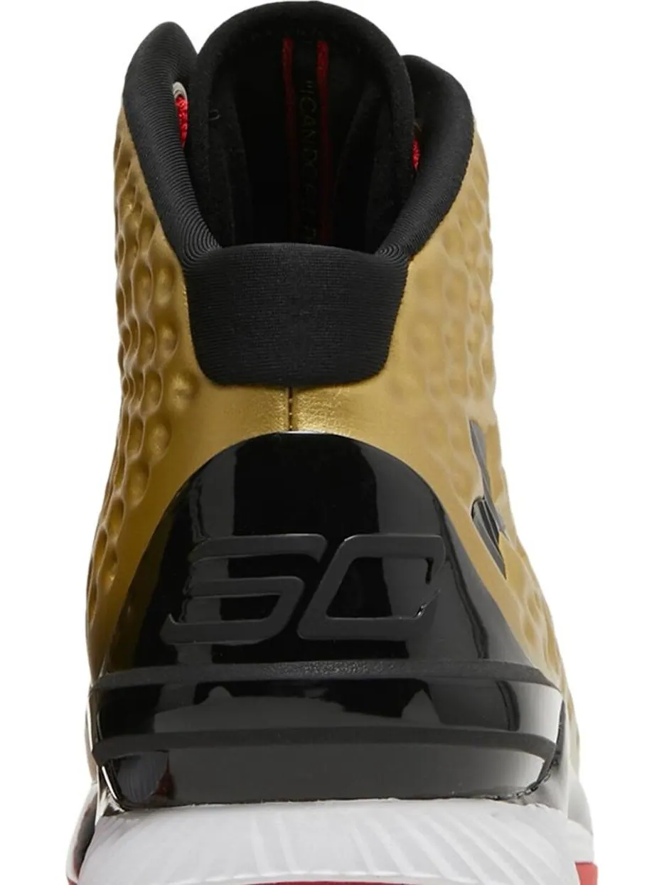 Кроссовки Under Armour Curry 1 Retro All American 2021 — изображение 7 из 8, золото