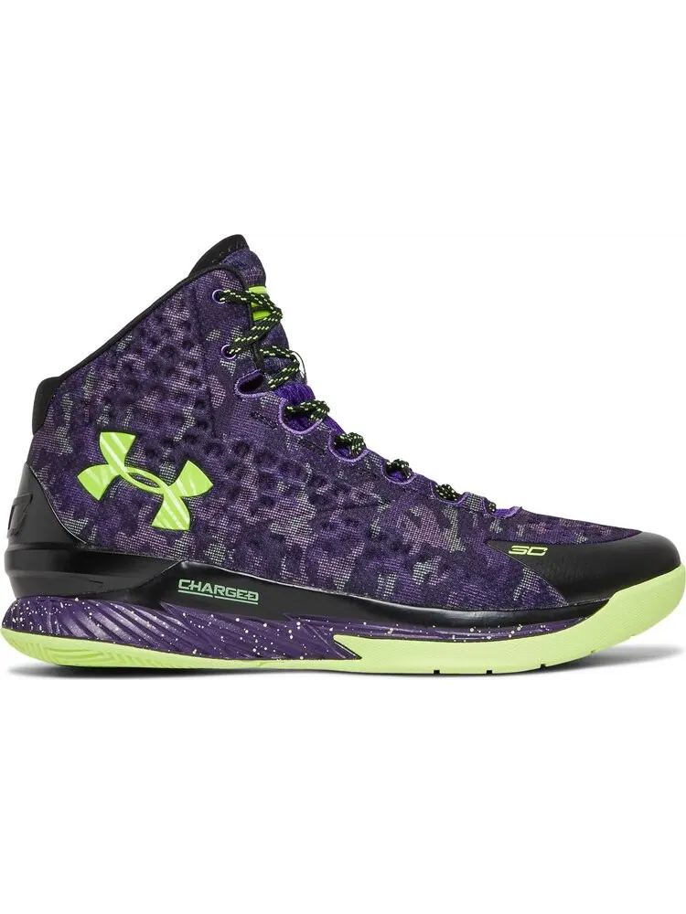 Кроссовки Under Armour Curry 1 Retro Dark Matter — изображение 1 из 8, черный
