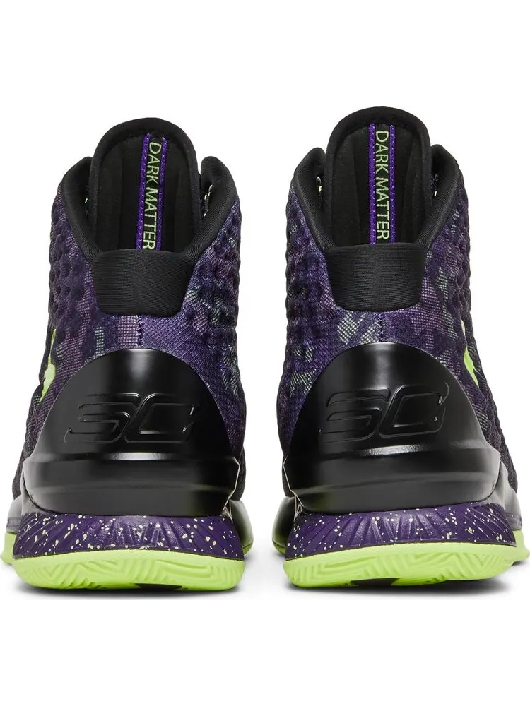Кроссовки Under Armour Curry 1 Retro Dark Matter — изображение 6 из 8, черный