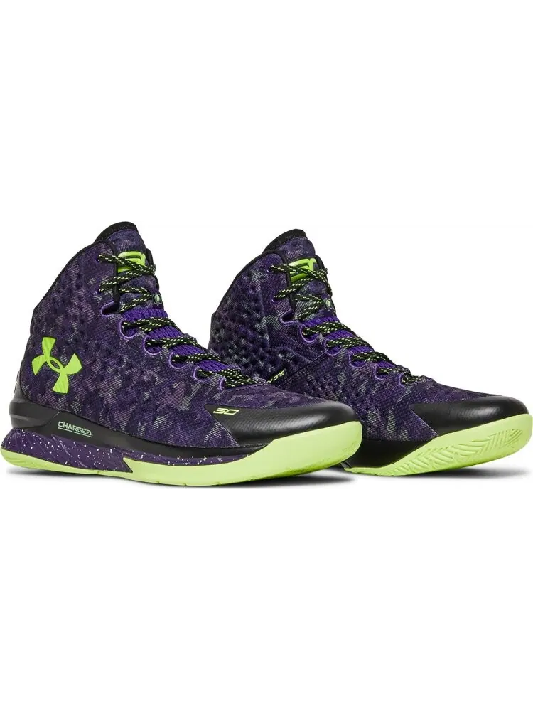 Кроссовки Under Armour Curry 1 Retro Dark Matter — изображение 8 из 8, черный