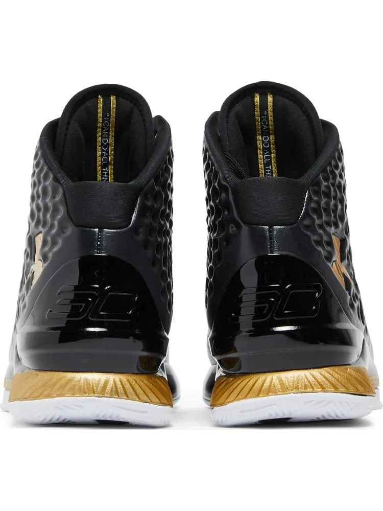 Кроссовки Under Armour Curry 1 Retro MVP 2022 — изображение 6 из 8, черный