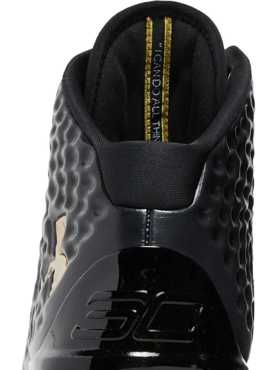 Кроссовки Under Armour Curry 1 Retro MVP 2022 — изображение 7 из 8, черный
