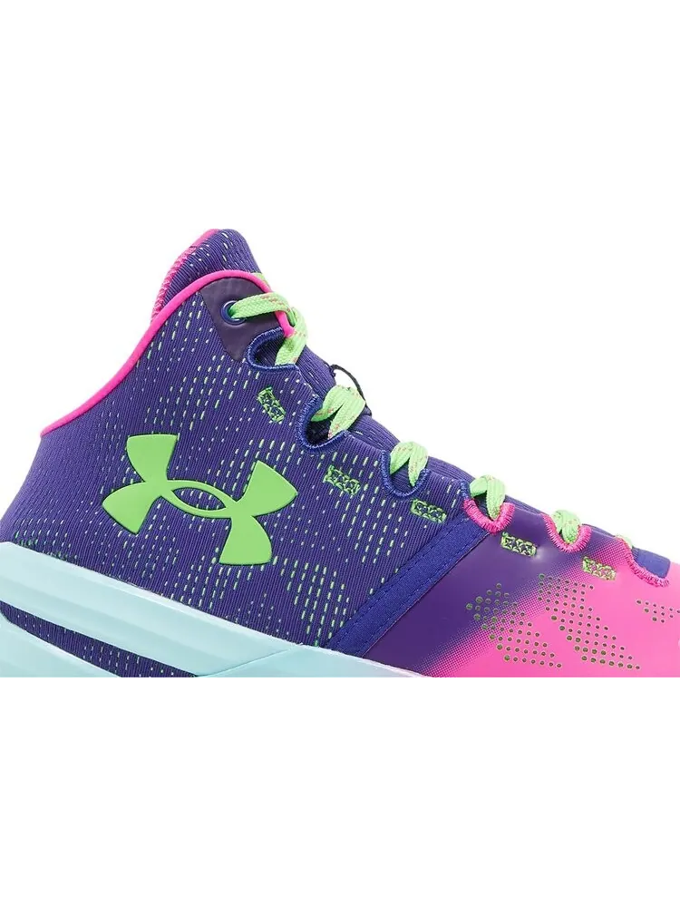 Кроссовки Under Armour Curry 2 Retro Northern Lights 2022 — изображение 2 из 8, мульти