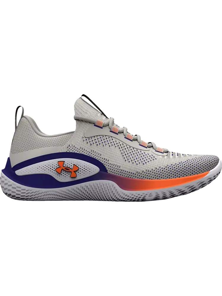 Кроссовки Under Armour Flow Dynamic Grey Blue Orange — изображение 1 из 1, серый