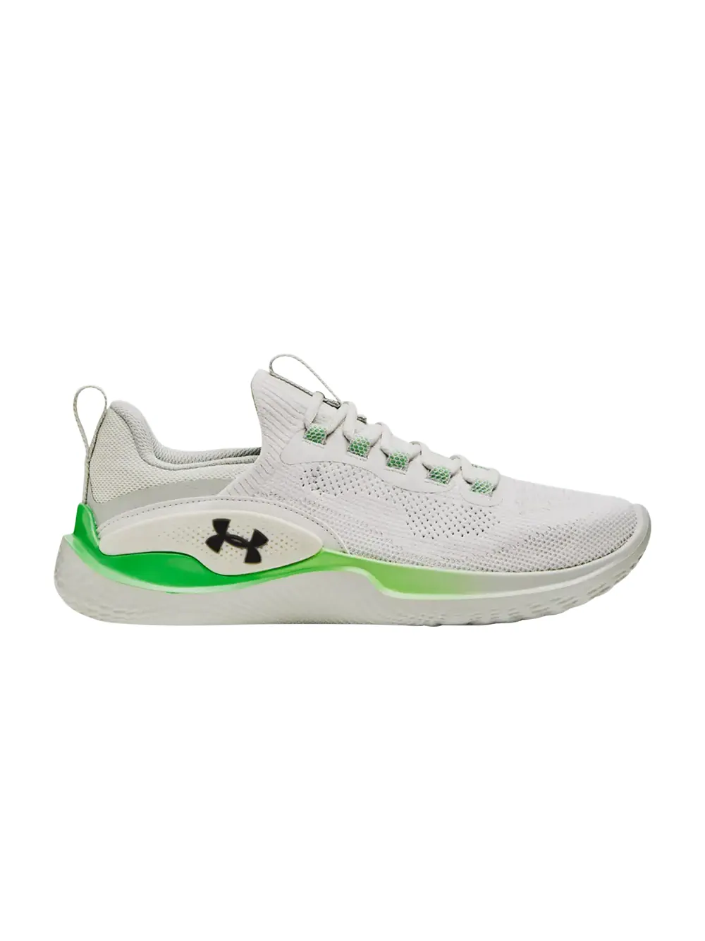 Кроссовки Flow Dynamic Under Armour — изображение 1 из 1, белый/зеленый/черный