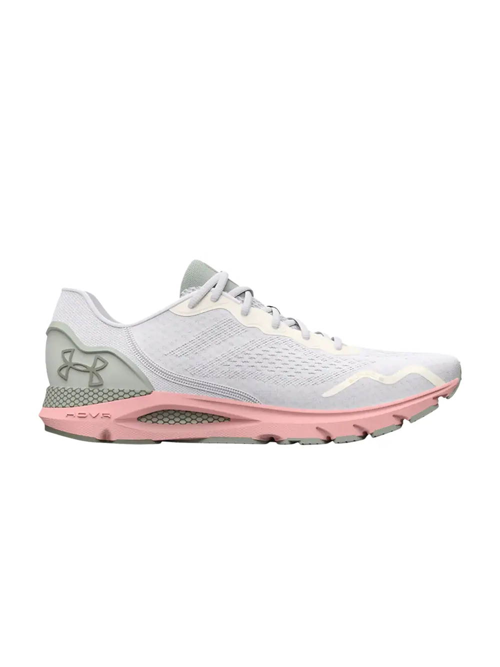 Кроссовки Wmns HOVR Sonic 6 Under Armour — изображение 1 из 1, белый/оливковый/зеленый