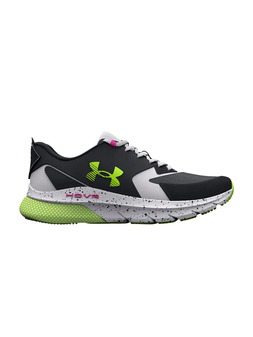 Кроссовки HOVR Turbulence Under Armour — изображение 1 из 1, черный/зеленый/белый