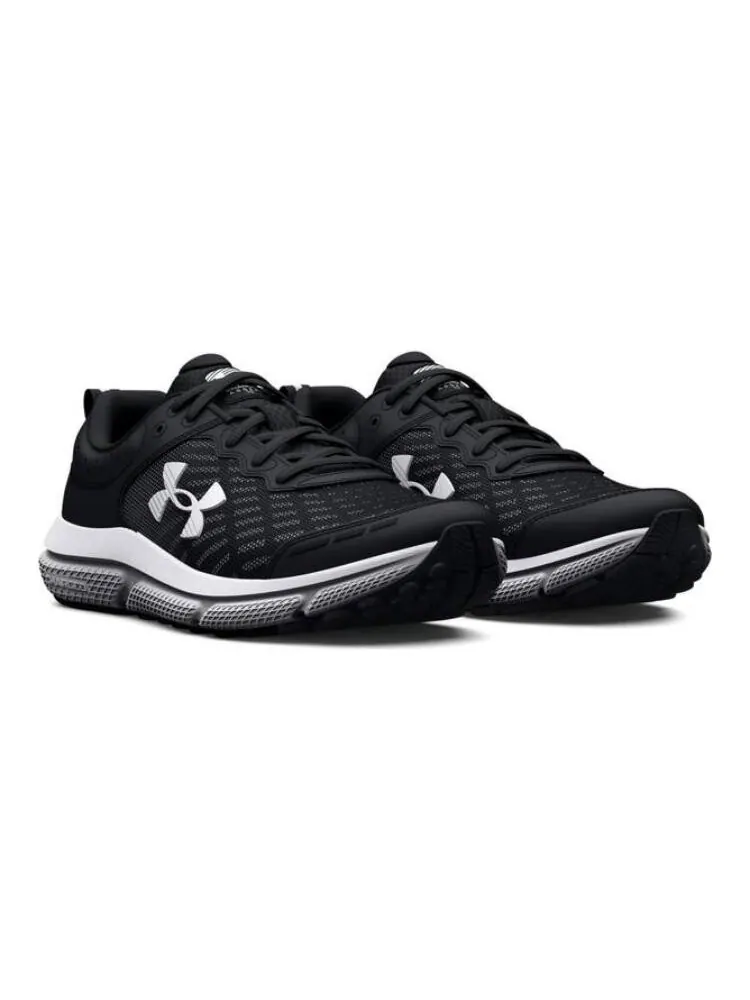 Кроссовки Assert 10 AC GS Under Armour — изображение 2 из 4, черный/белый