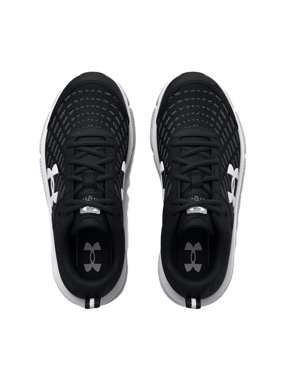 Кроссовки Assert 10 AC GS Under Armour — изображение 3 из 4, черный/белый