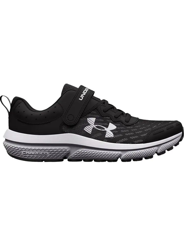 Кроссовки Under Armour Assert 10 AC PS Black White — изображение 1 из 1, черный