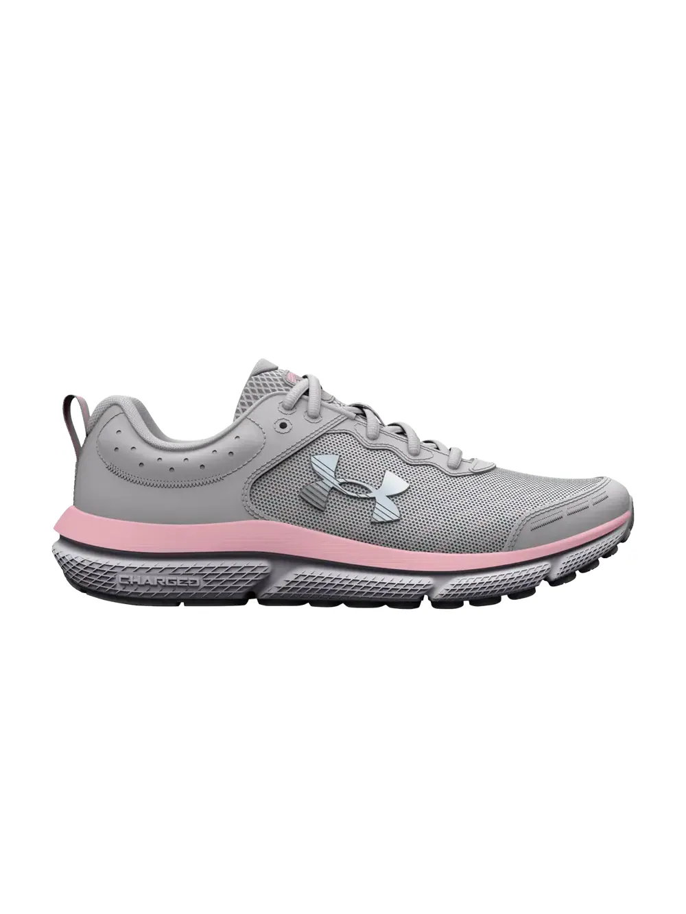 Кроссовки Assert 10 AC GS Wide Under Armour — изображение 1 из 1, серый/розовый