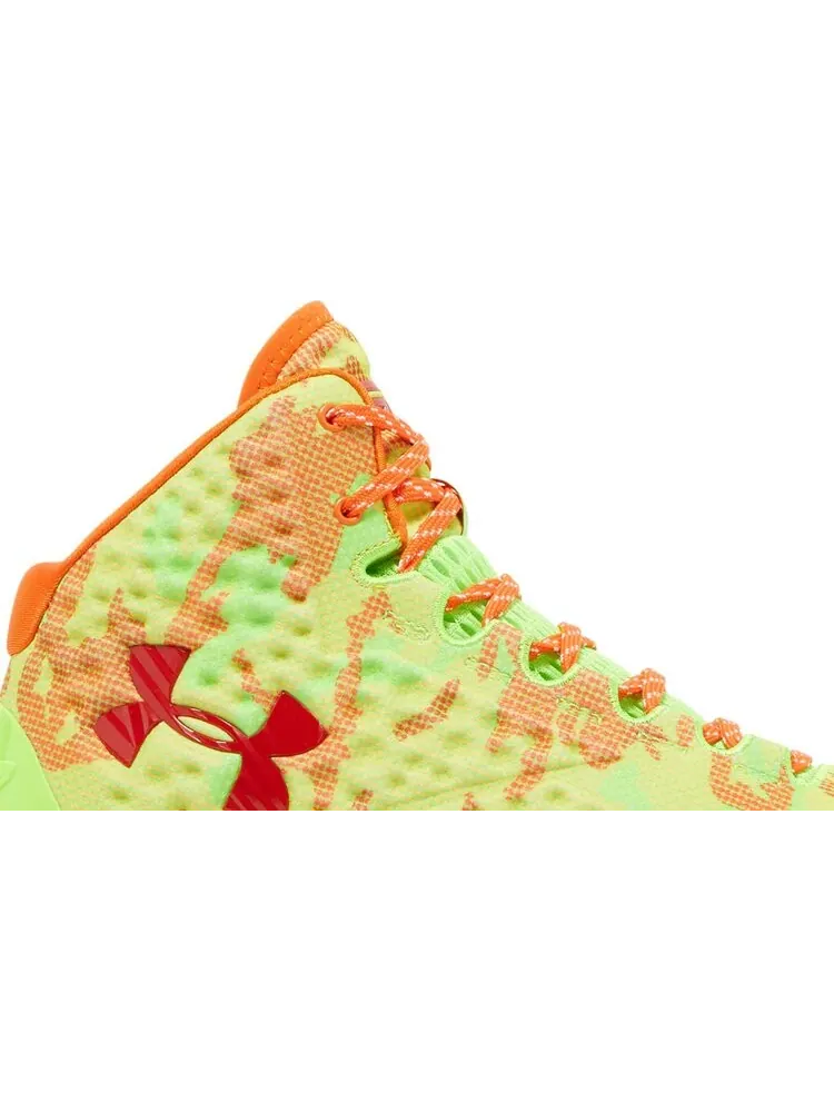 Кроссовки Under Armour Sour Patch Kids x Curry 1 Retro Candy Reign 2022 — изображение 2 из 8, зеленый