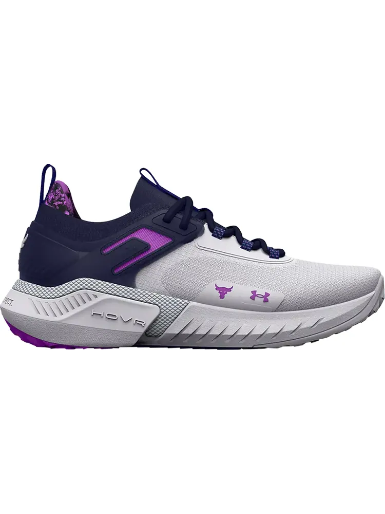 Кроссовки Under Armour Wmns Project Rock 5 Disrupt White Midnight Navy — изображение 1 из 1, белый