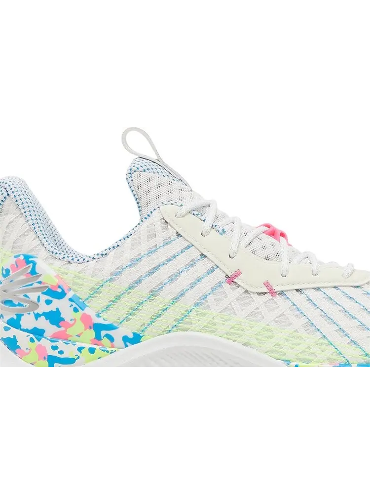 Кроссовки Curry Flow 10 Splash Party — изображение 2 из 8, белый