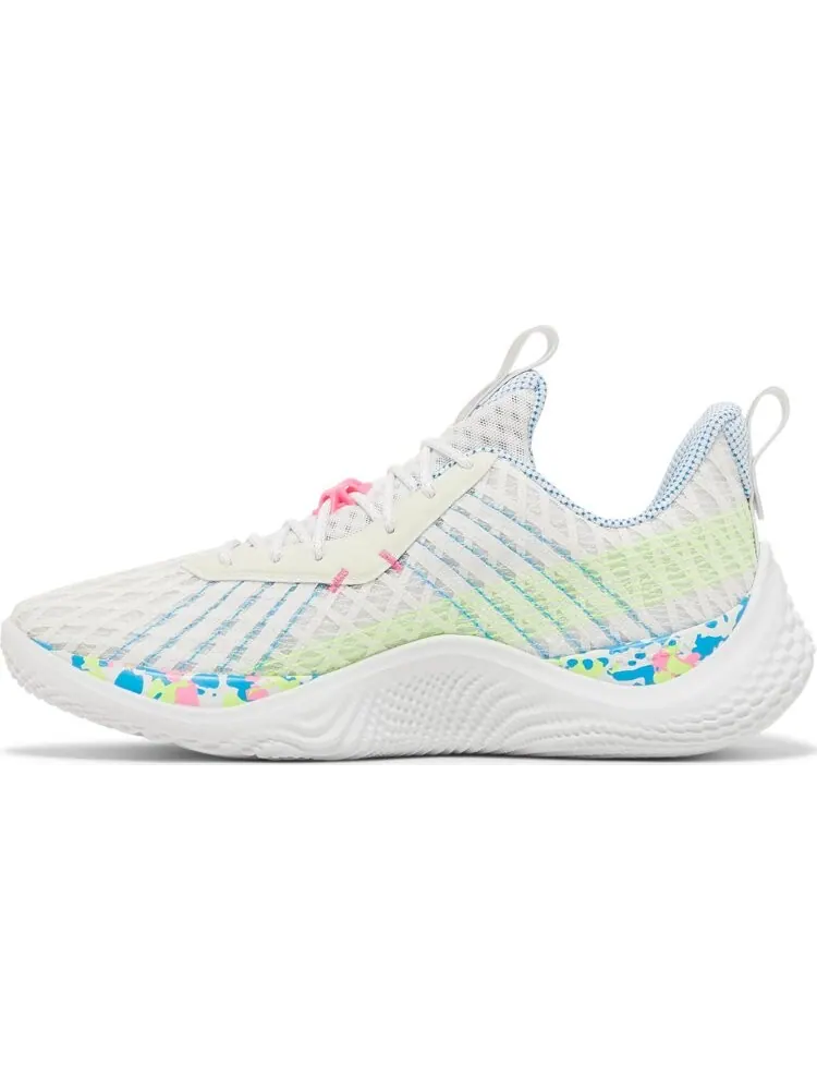 Кроссовки Curry Flow 10 Splash Party — изображение 3 из 8, белый