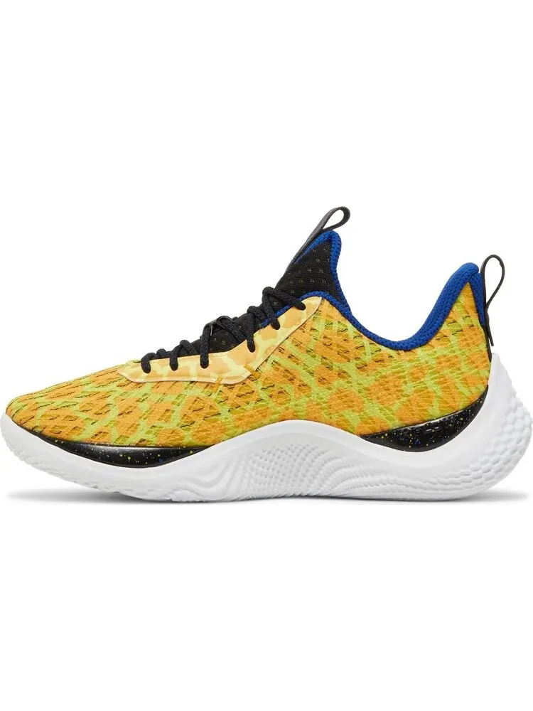 Кроссовки Curry Flow 10 Double Bang — изображение 3 из 8, желтый