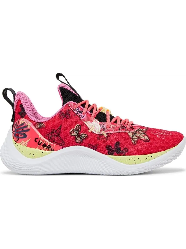 Кроссовки Curry Flow 10 'Unicorn & Butterfly' — изображение 1 из 4, розовый