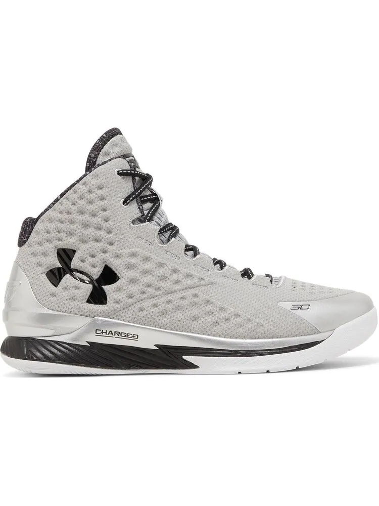 Кроссовки Under Armour Curry 1 Retro Black History Month — изображение 1 из 8, серый