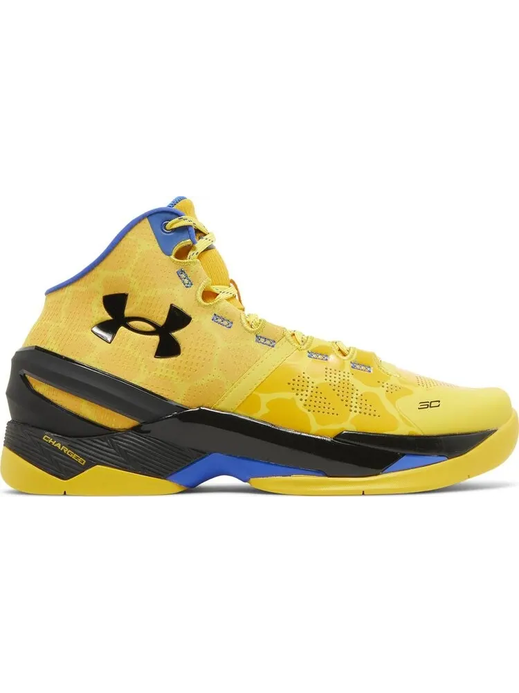 Кроссовки Under Armour Curry 2 Retro Double Bang — изображение 1 из 8, желтый