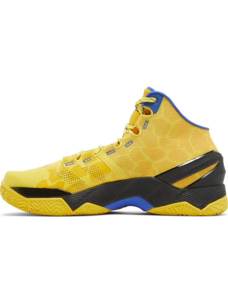 Кроссовки Under Armour Curry 2 Retro Double Bang — изображение 3 из 8, желтый