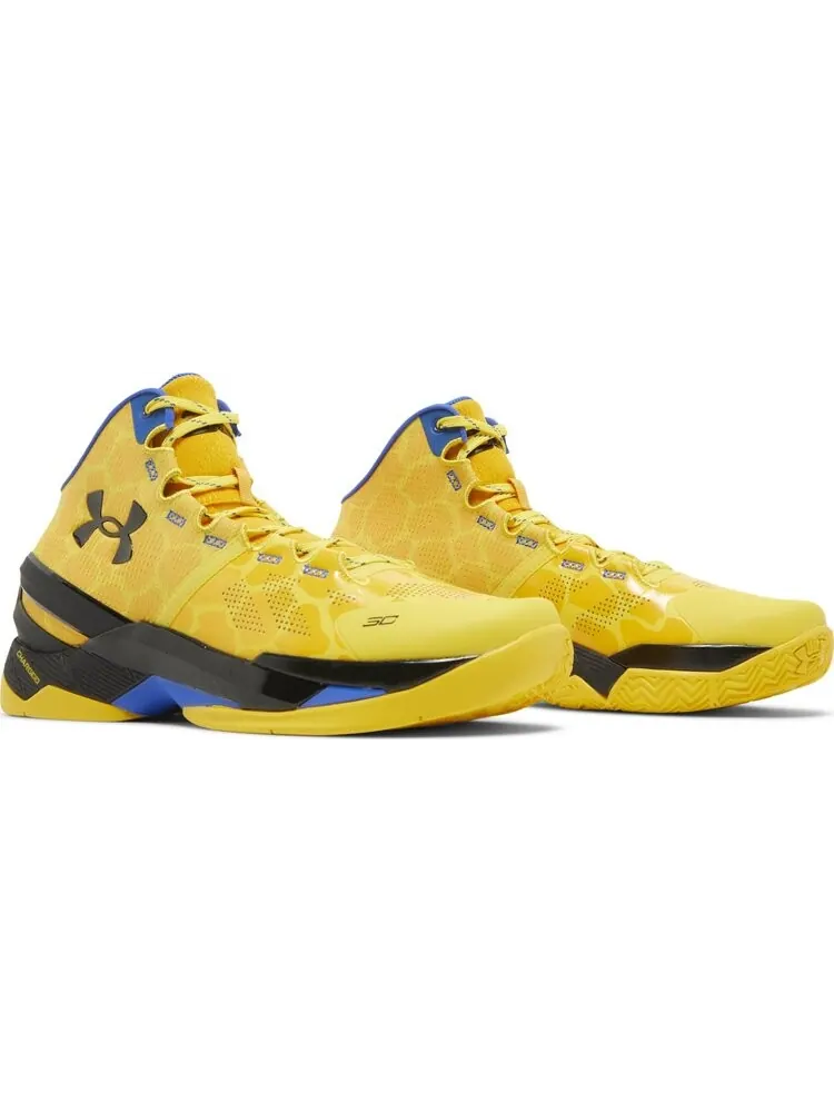 Кроссовки Under Armour Curry 2 Retro Double Bang — изображение 8 из 8, желтый