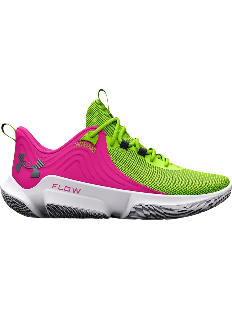 Кроссовки Under Armour Flow FUTR X 2 Lime Surge Rebel Pink — изображение 1 из 1, зеленый