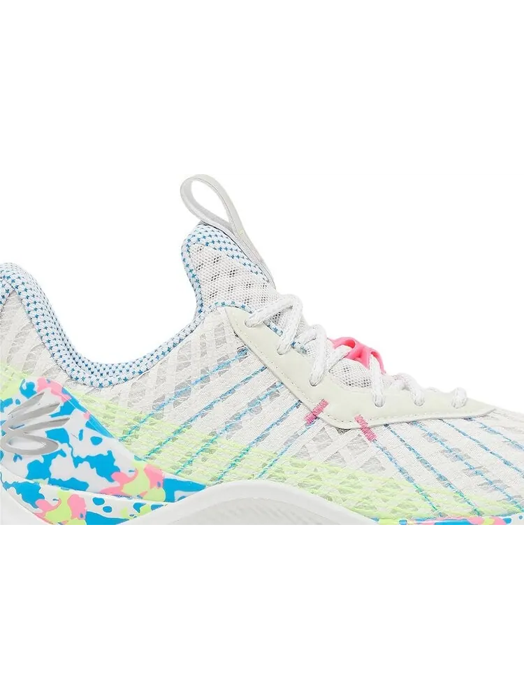 Кроссовки Curry Flow 10 GS Splash Party — изображение 2 из 8, белый