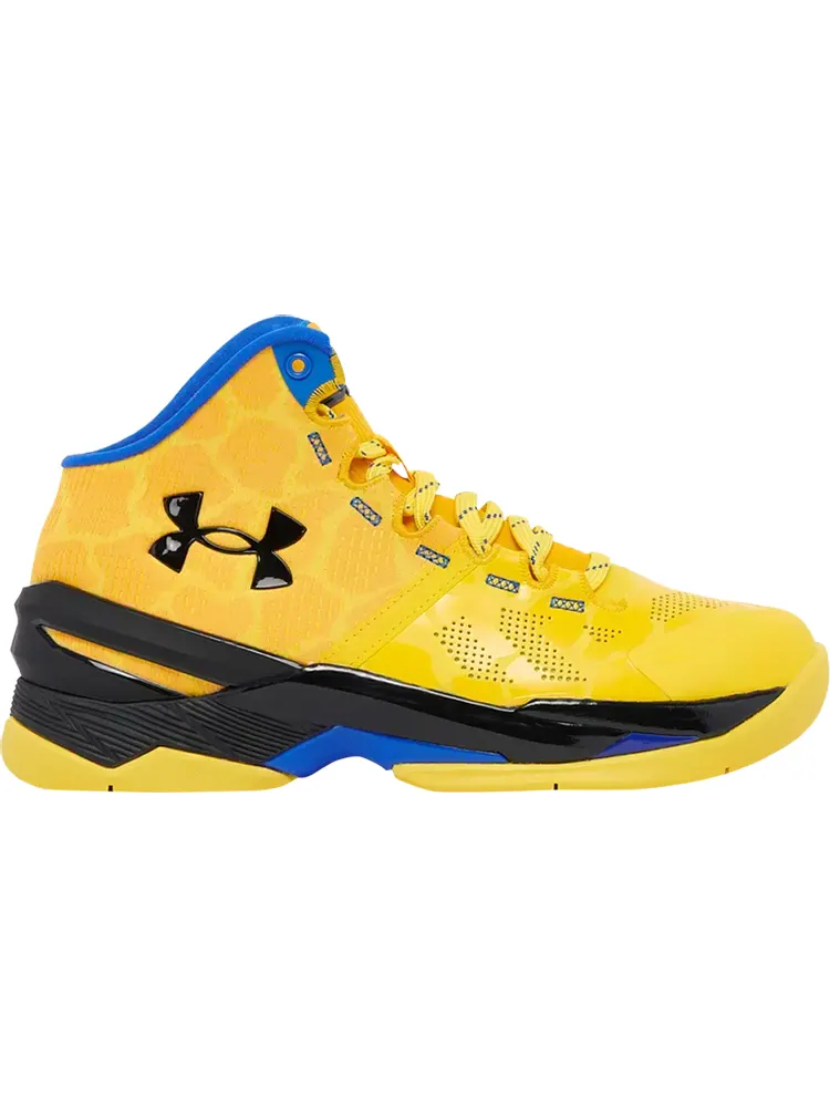 Кроссовки Under Armour Curry 2 Retro GS Double Bang — изображение 1 из 1, желтый