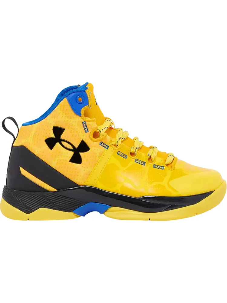 Кроссовки Under Armour Curry 2 Retro PS Double Bang — изображение 1 из 1, желтый