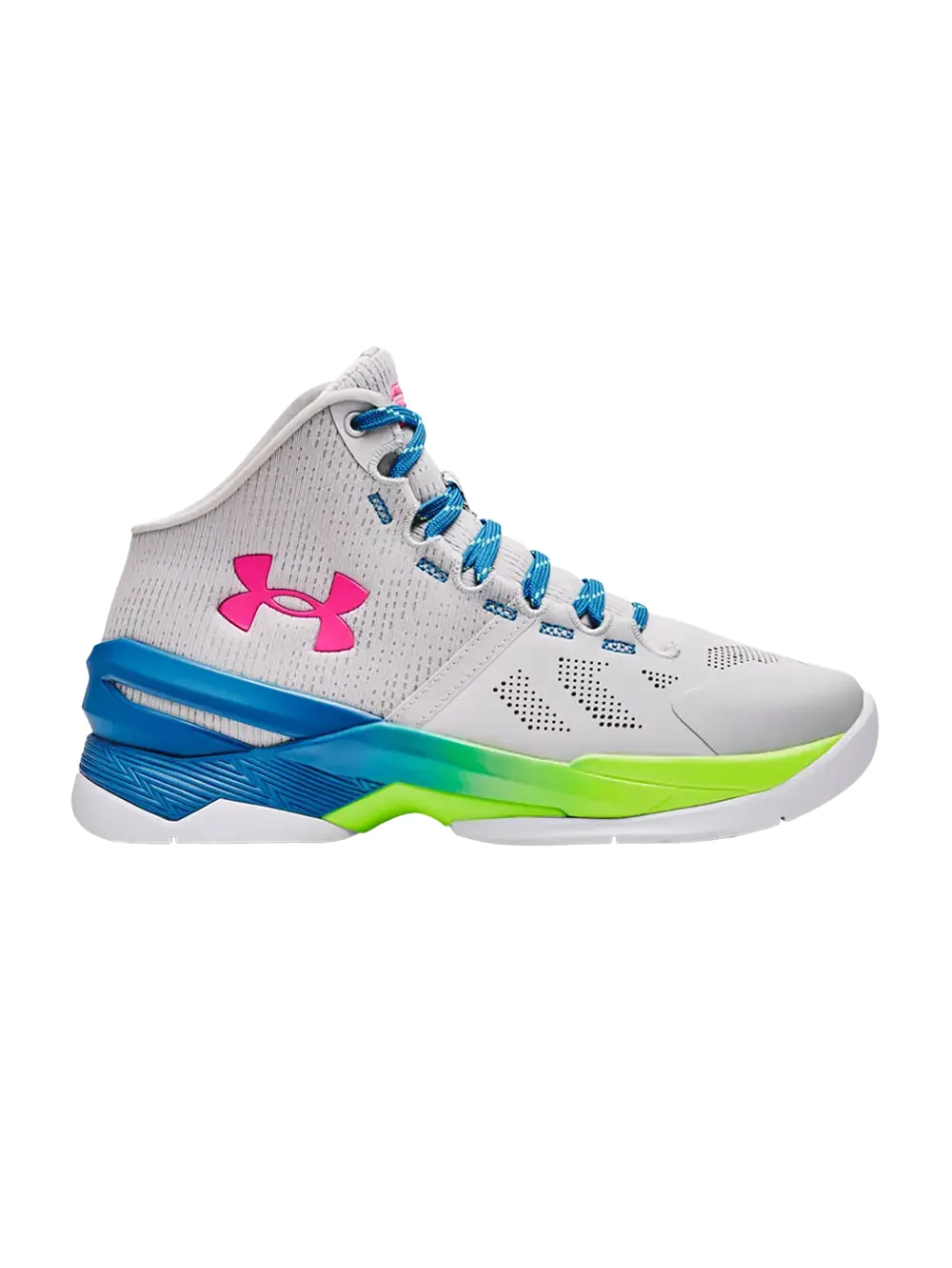 Кроссовки Curry 2 Retro GS Under Armour — изображение 1 из 1, серый/синий