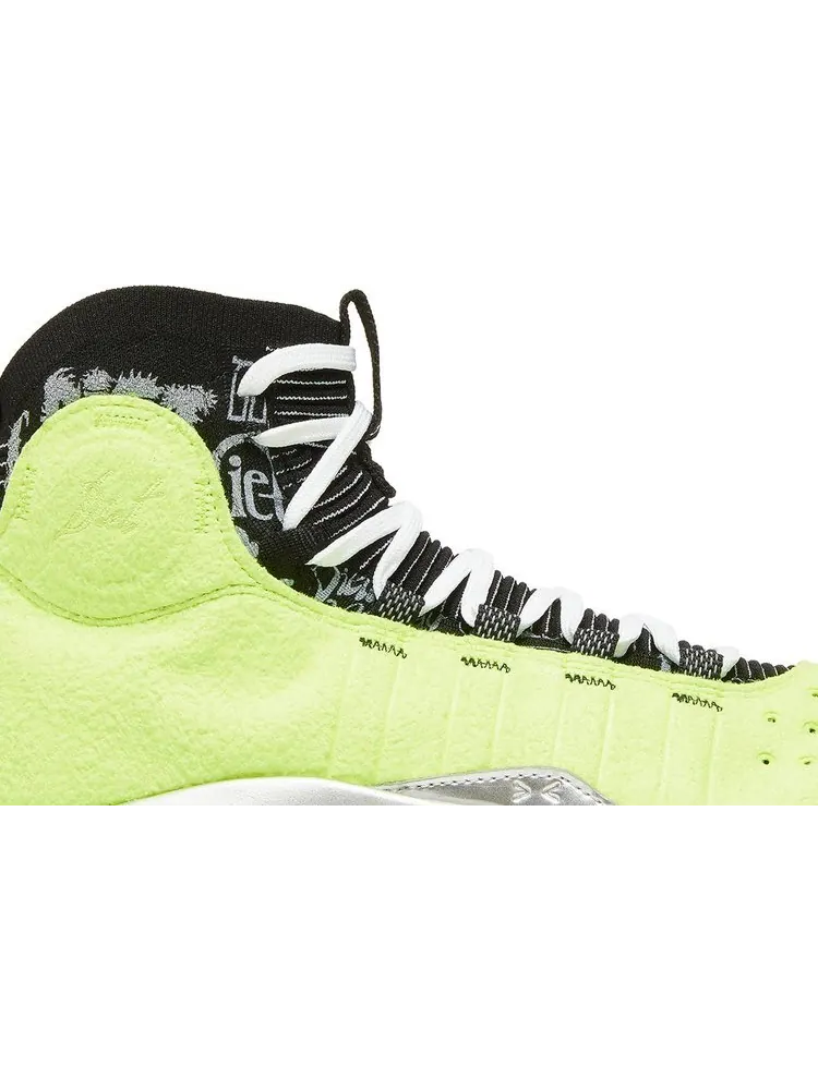 Кроссовки Diet Starts Monday x Curry 4 FloTro Tennis Ball — изображение 2 из 8, зеленый