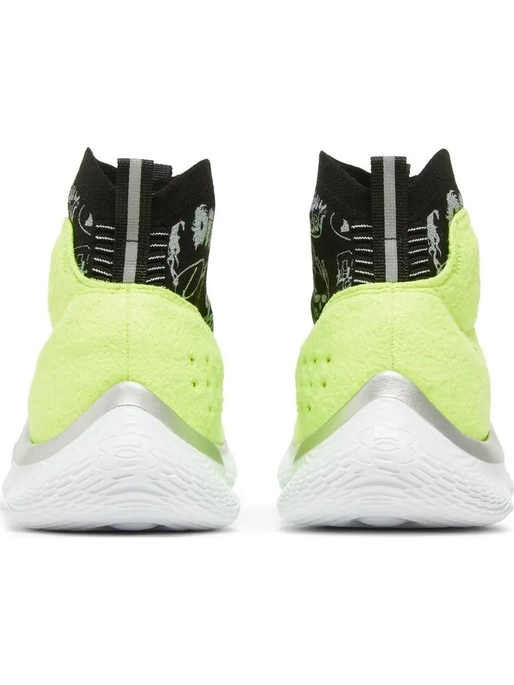 Кроссовки Diet Starts Monday x Curry 4 FloTro Tennis Ball — изображение 6 из 8, зеленый